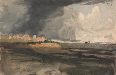At Hailsham, Sussex - A Storm Approaching by Samuel Palmer